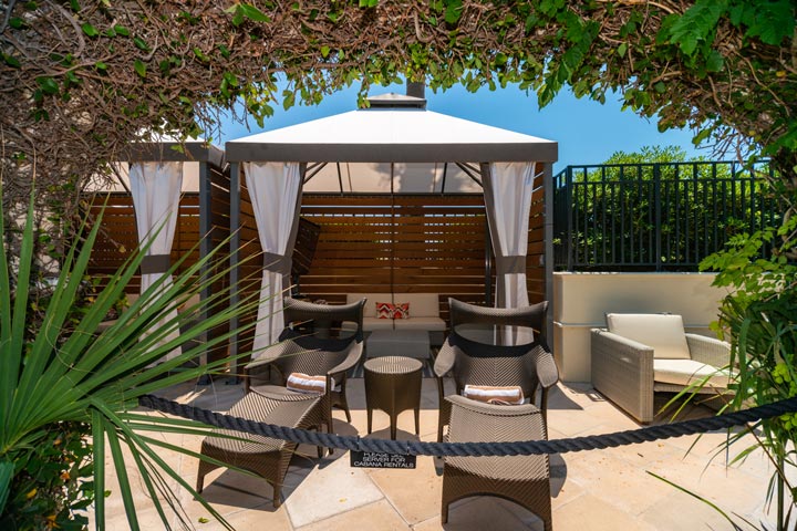 Poolside Cabanas